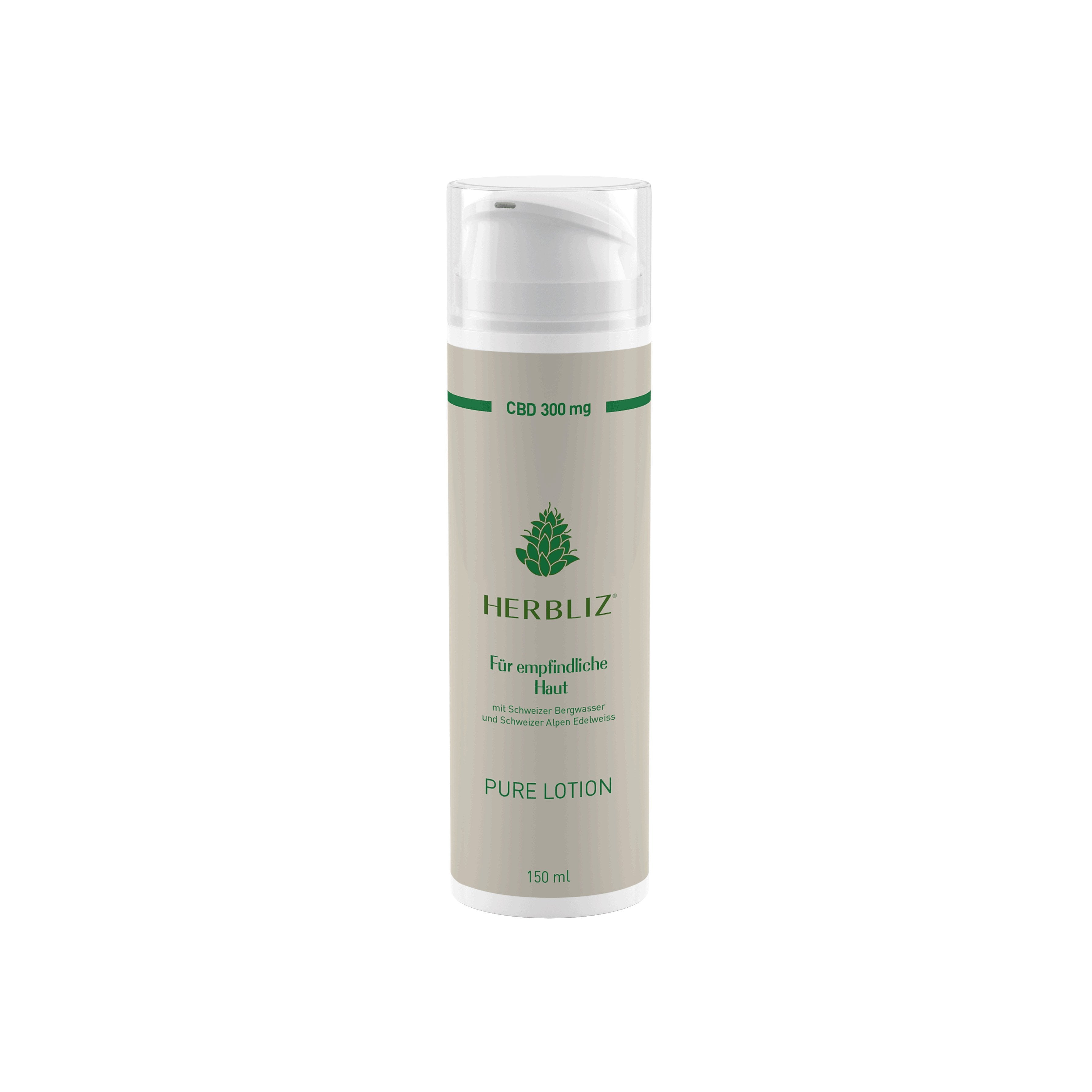 Pure CBD Lotion Herbliz - 123-hanf.de